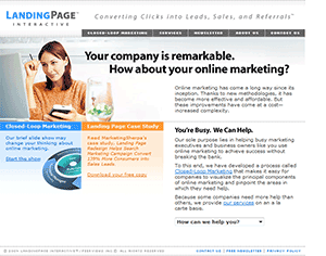 Landing Page Interactive